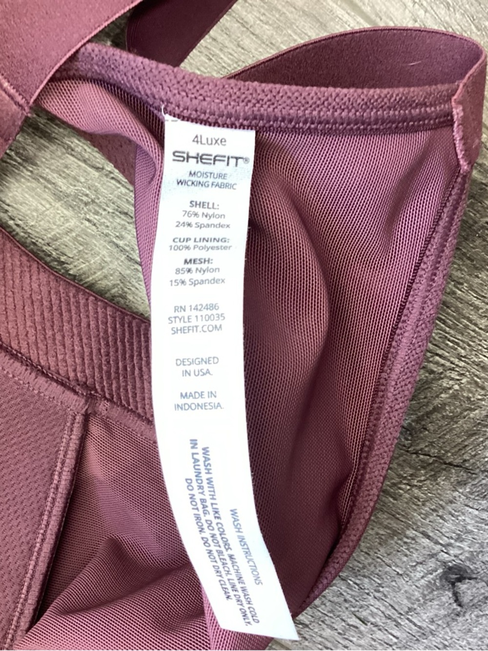Shefit Full Coverage Bra Size 4Luxe NWT - Picture 6 of 7